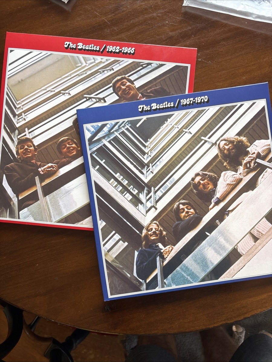 The Beatles 1962-1966 Red and Blue 1967-1970 3Lp Vinyl Record 2023