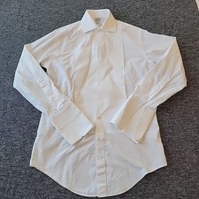 Brooks Brothers Tuxedo Shirt Men's 14.5 32 White French Cuff Regent Fit Cotton