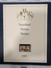 Swasiland Briefmarken postfrisch mit Präsentationsmappe 1983 Jahrgänge. Vögel, Flugzeuge
