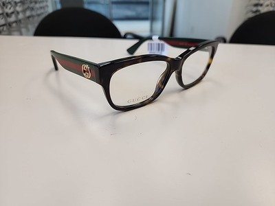 Gucci Eyewear GG0278o 012 55-15-145 Tortoise Red Green  display picture 3