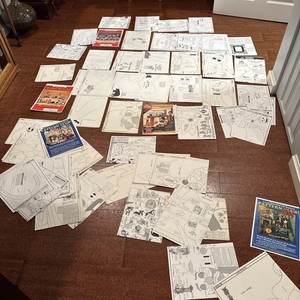 Large Lot of Vintage Wood Craft Patterns - Winfield And??? Over 65 READ BELOW