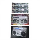 Vintage Boombox Poster Lot Sharp GF777, Conicon  17x11 80s Wall Art
