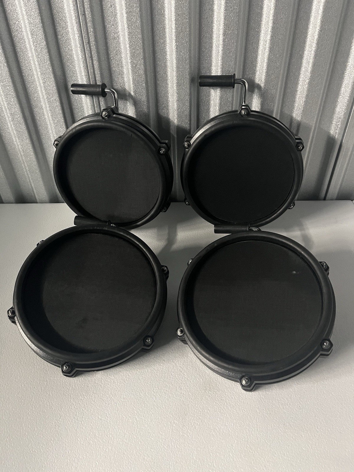 ALESIS NITRO DM7X Replacement Drum Pads Lot Of 4: 3 Pads & 1 Snare w/ Hardware