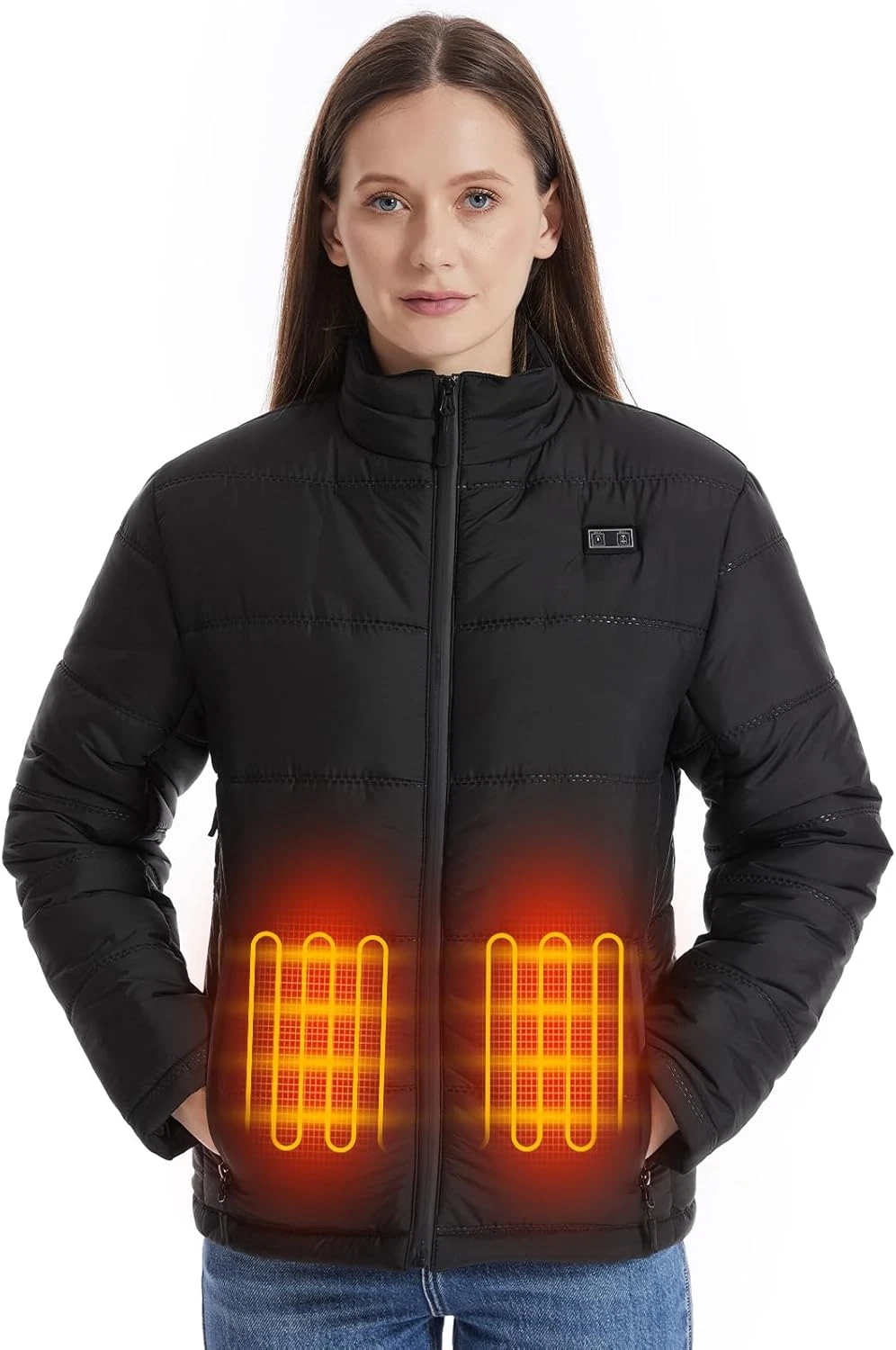 Women's 5-Zone Heated Jacket - Windproof & Splash Resistant Comfort
Opens in a new window or tab