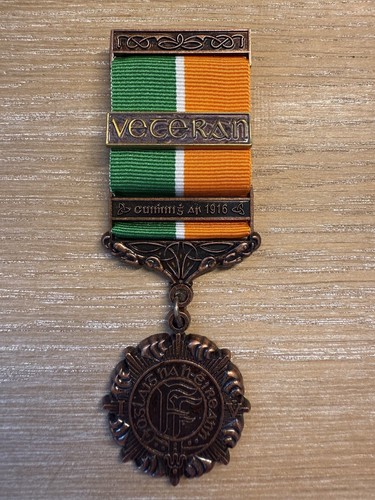 Irish VETERAN bar & Defence Forces 2016 Commemoration Medal …IUNVA ONE 1916