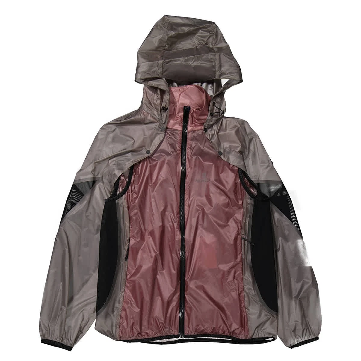 Giacca Moncler donna rosa scuro mesquier nylon