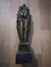 Antica statuina in bronzo massiccio - 1900 circa - 1930 - Käthe Kollwitz?