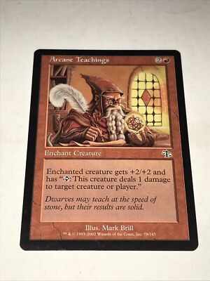 Arcane Teachings - Magic the Gathering Card | eBay