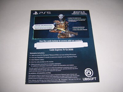 Avatar Frontiers of Pandora Child of Two Worlds Bonus DLC PlayStation 5 PS5