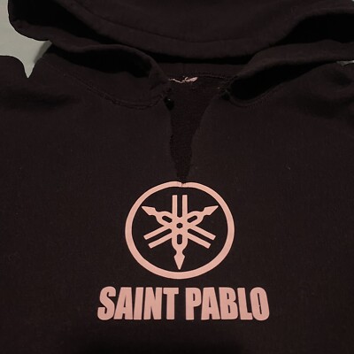 saint pablo パーカー 正規品 Kanye West Saint Pablo Merch Tour Pullover Hoodie XXL Distressed