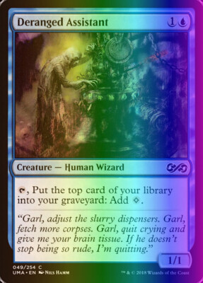 MTG Magic the Gathering Deranged Assistant (49/271) Ultimate Masters LP FOIL