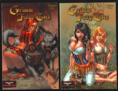 Grimm Family Tales Volume One & Two 1 & 2 Trade Paperback Set Zenescope VF/EX 20