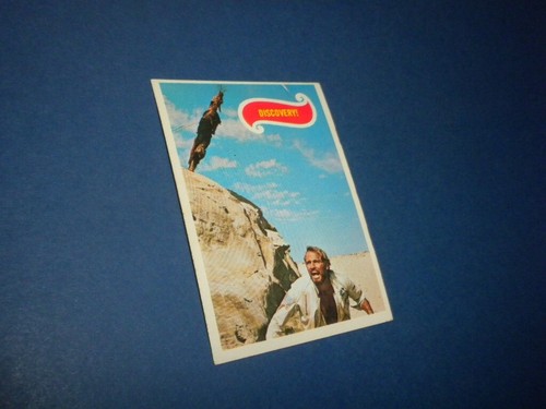 PLANET OF THE APES card #6 Charlton Heston sf movie Topps U.S. 1967 DISCOVERY - Picture 3 of 6