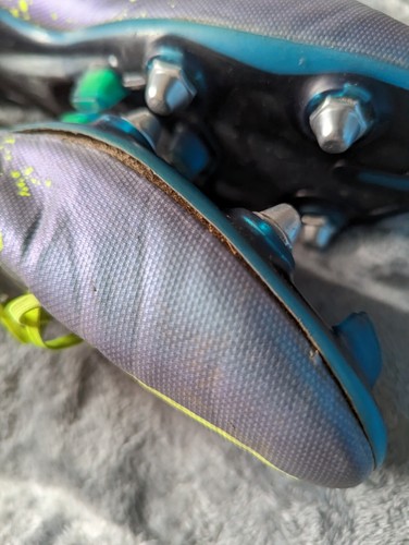 Scarpe da calcio Nike Mercurial Vapor X UK10 Electro Flare blu giallo rare tg - Foto 9 di 16