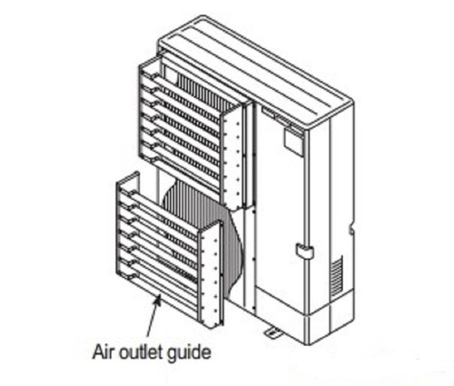Mitsubishi Electric Deflectors to suit PUHZ-BP Series Units. - Picture 2 of 2