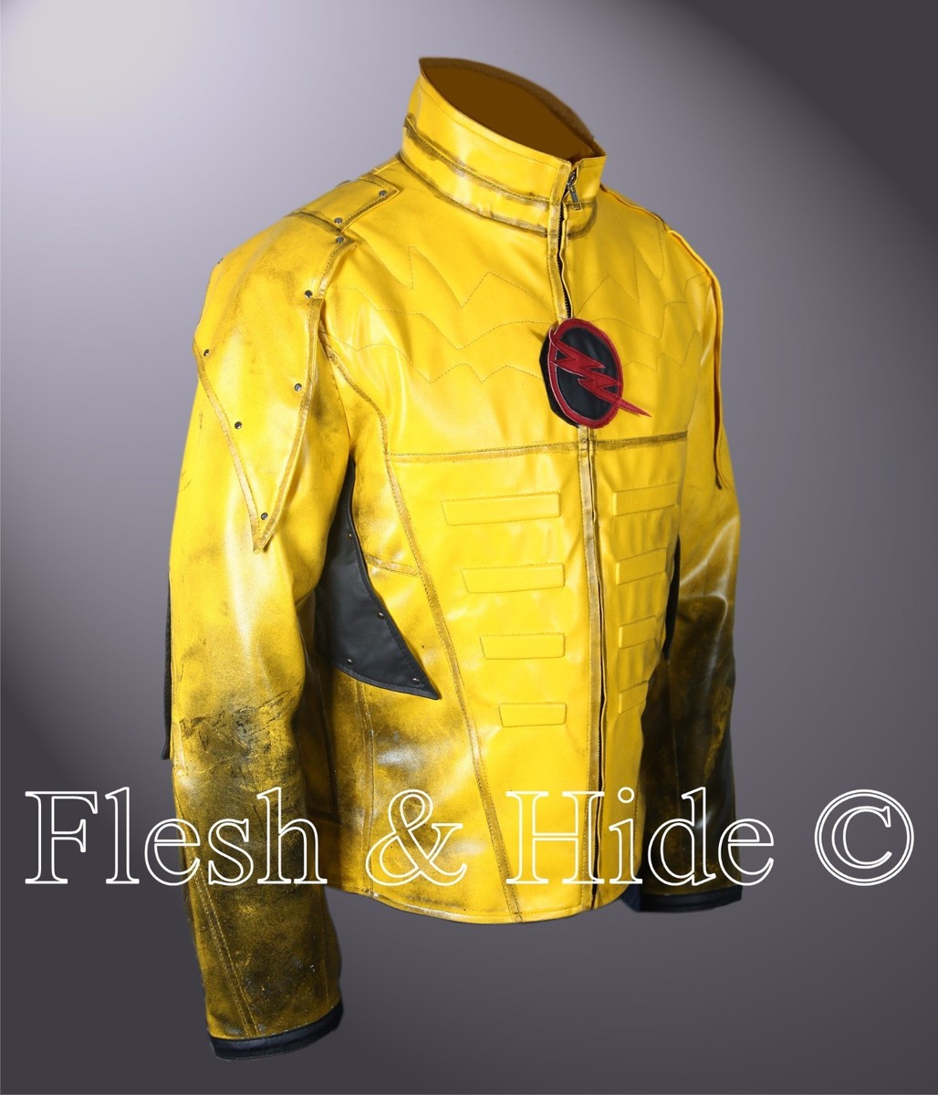 Reverse Flash Eobard Thawne Zoom Yellow Lightning Jacket | eBay