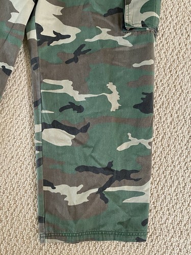 Neu mit Etikett Eddie Domani Herren Grün Camouflage Camouflage Cargo Tasche Gürtelhose GROSSE GRÖSSEN - Bild 2 von 12