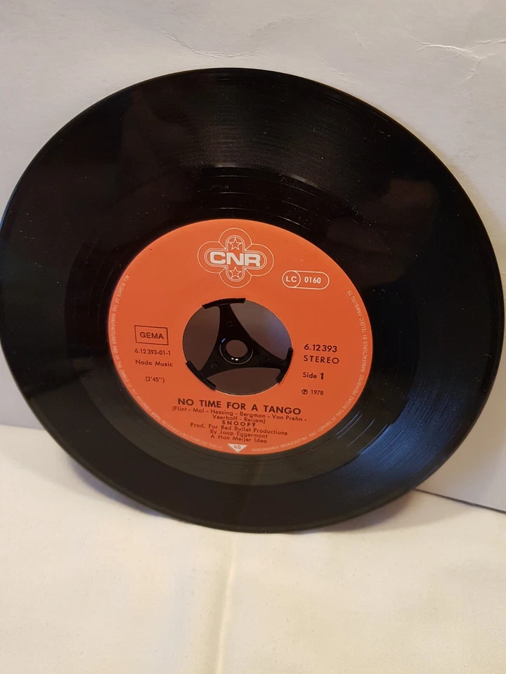Snoopy – " No Time For A Tango - Snoopy Reggae " / 7"Single von 1978 - Bild 3 von 3