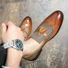 Tasse Business Loafers Men Driving Shoes Men Dress Shoes Wedding Moccasins