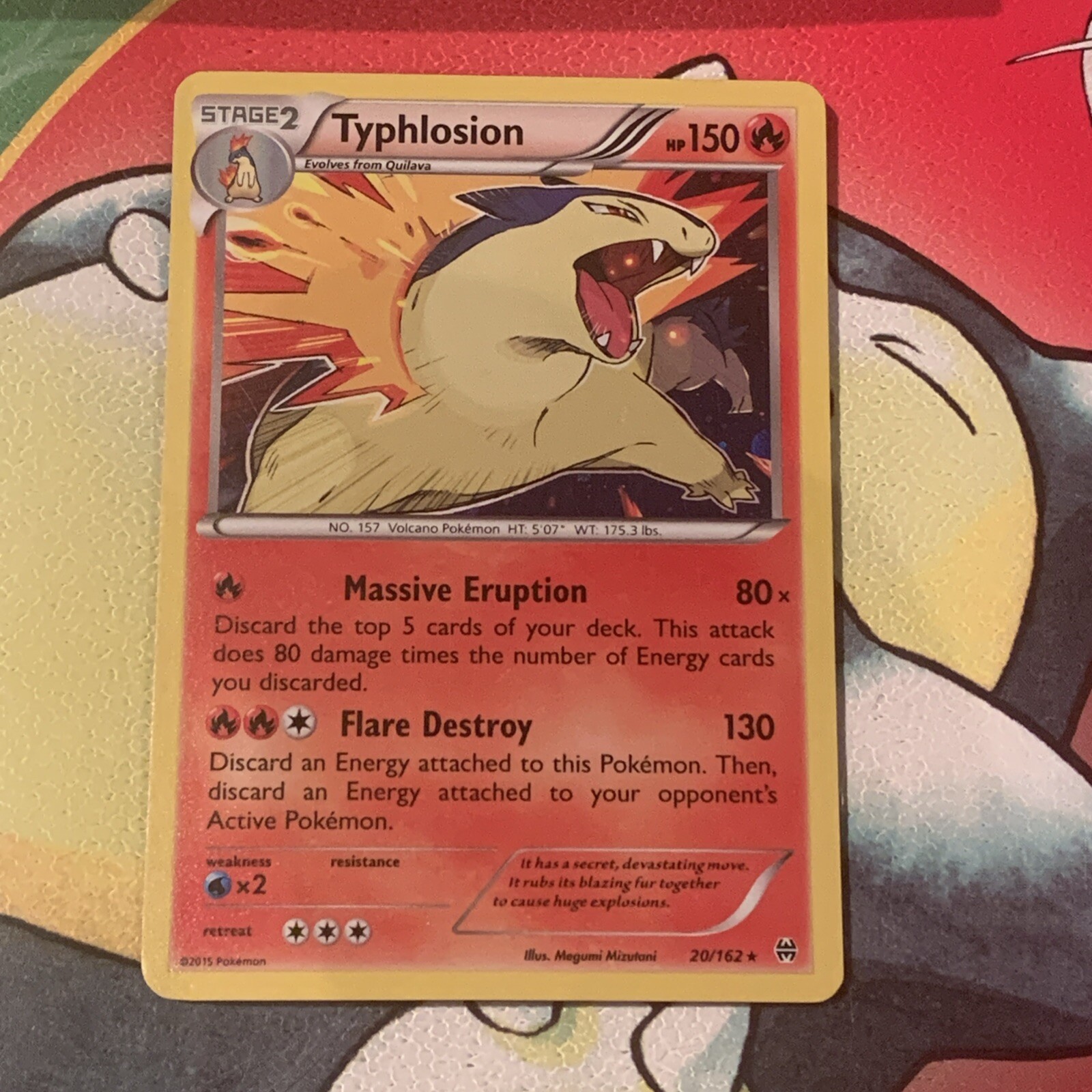 Pokémon TCG Typhlosion Breakthrough 20/162 Holo Rare