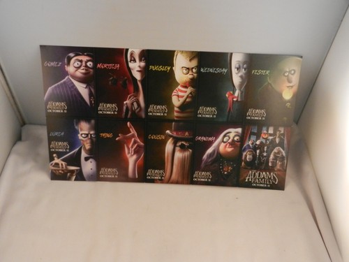 THE ADDAMS FAMILY TRADING CARDS PROMO SHEET OF 10 - OCTOBER 11, 2019 - Picture 3 of 6