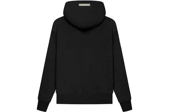Felpa con cappuccio Fear of God Essentials Off Black