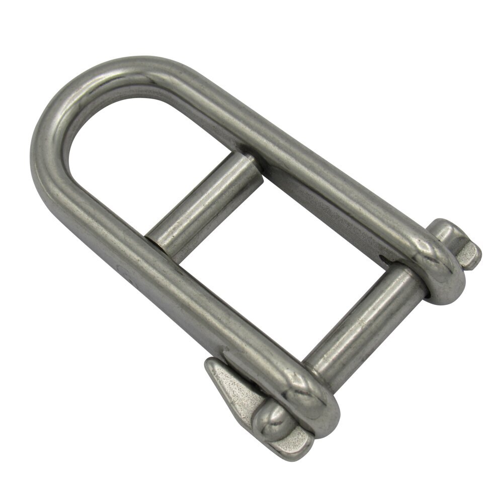Stainless Steel 8mm Key Pin D Shackle with Bar