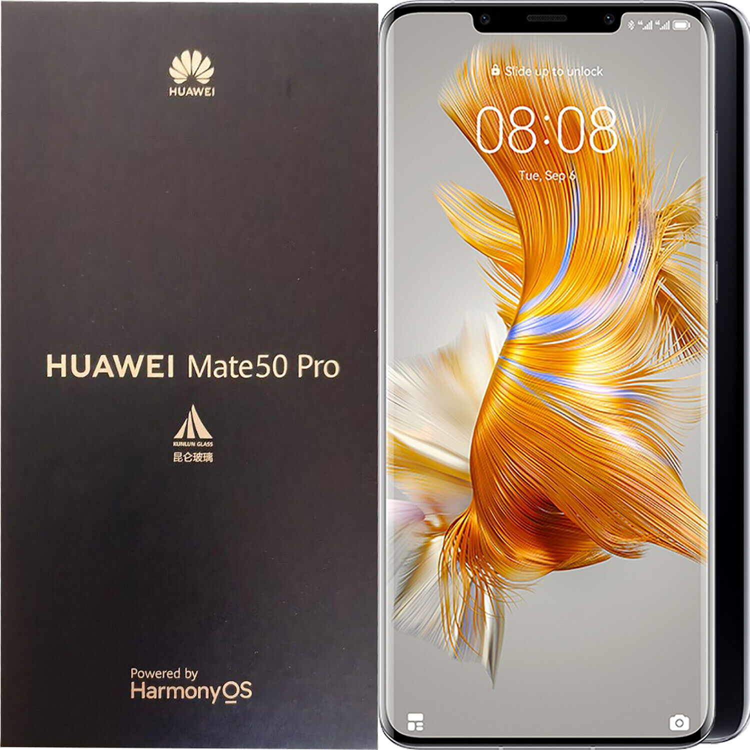 Huawei Mate 50 Pro 4G Black 256GB + 8GB Dual-SIM Factory Unlocked GSM NEW