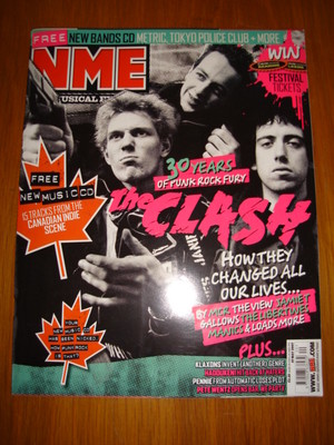 NME 2007 MAY 19 CLASH KLAXONS HADOUKEN PETE WENTZ