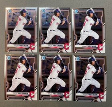 6x Lot 2021 Bowman Chrome Prospects Baseball #BCP-182 Tyler Freeman Base Indians