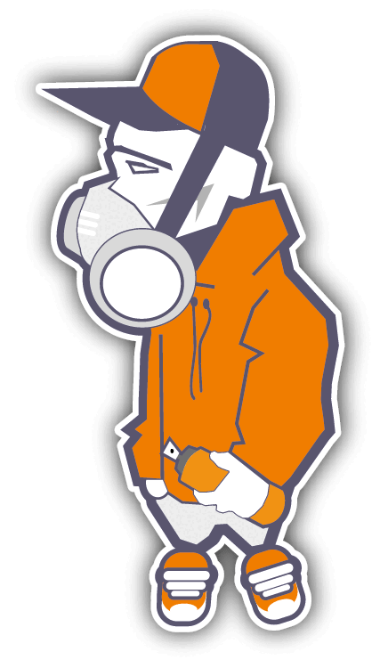 Graffiti Artist Car Bumper Sticker Decal