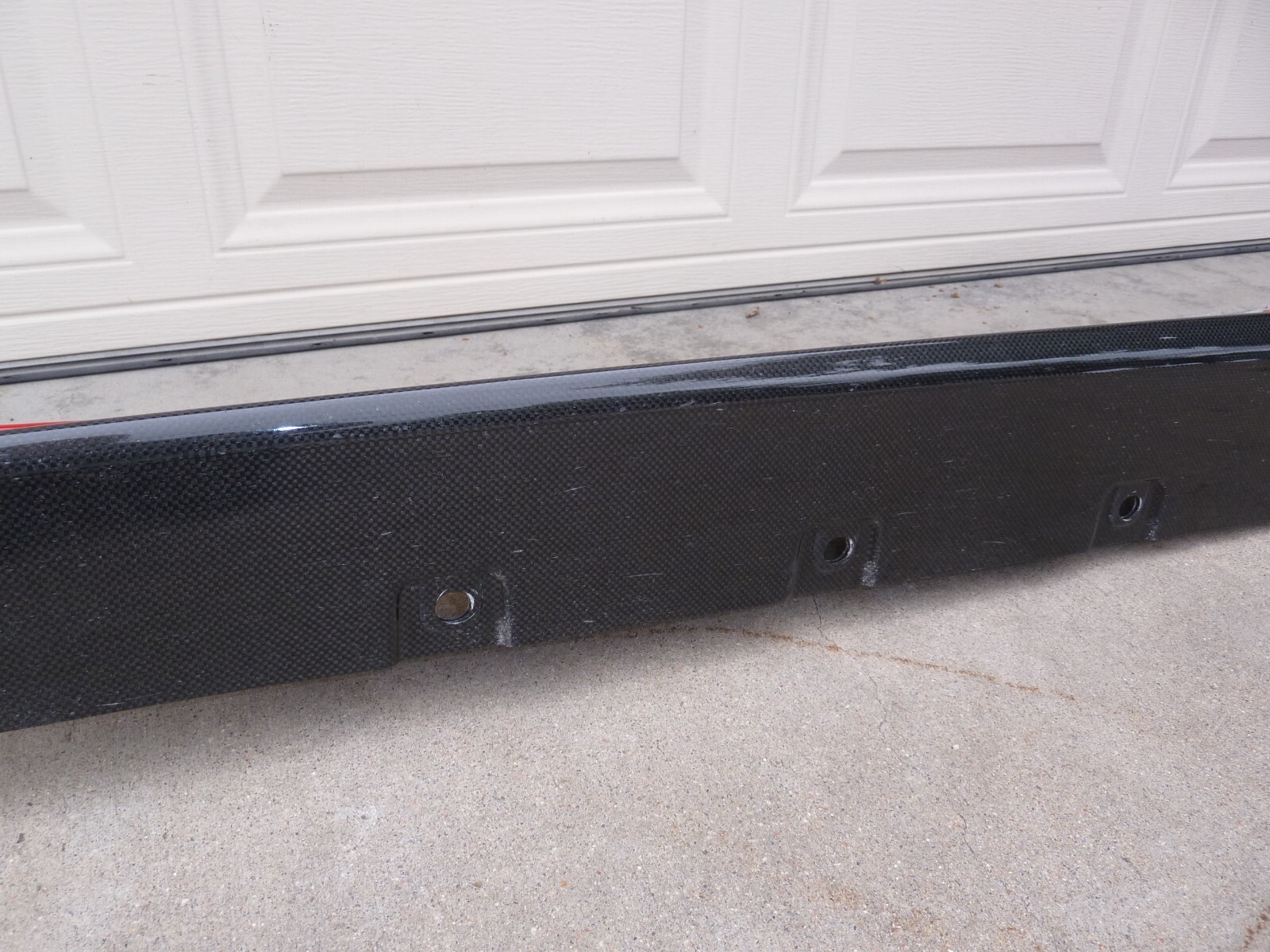 Ferrari 488 PISTA Left Side Skirt OEM Carbon Fiber Rocker Panel GTB Spider