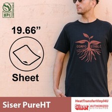 Siser PureHT Heat Transfer Vinyl 20" x 12" sheet