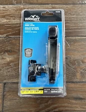 Wright V333BL Black Push Button Storm Patio Screen Door Handle Kit