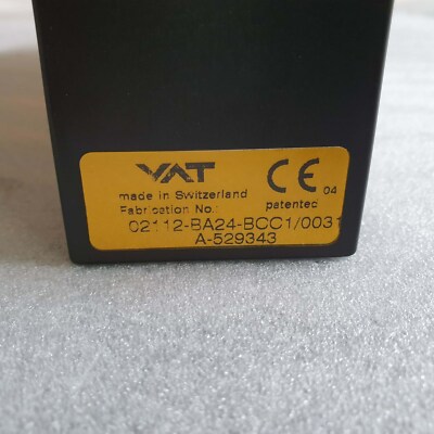 Vat Gate Valve 02112-BA24-BCC1 /0031 A-529343 | eBay Vat Gate Valve 02112-BA24-BCC1 /0031 A-529343 | eBay