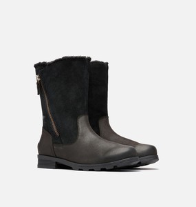 sorel emelie foldover boot black