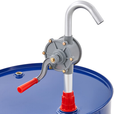 Drum Rotary Barrel Pump Hand Crank Diesel Fuel Oil Transfer Pump 55 Gallon