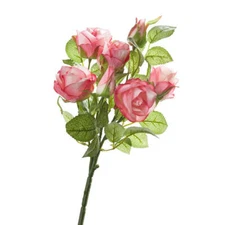 Factory Direct Craft Hot Pink Artificial Rose Spray