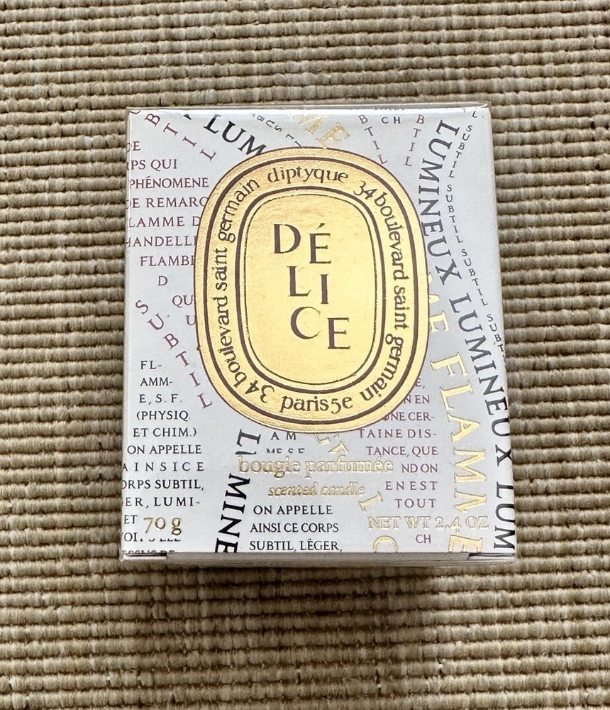NIB Diptyque Delice Holiday ‘23 Candle  2.4 Oz/70g SEALED