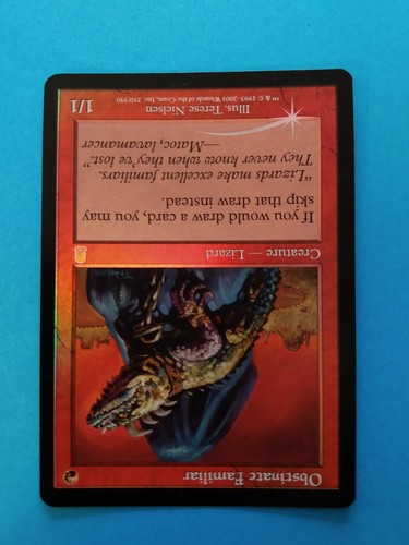 FOIL 🔥 Obstinate Familiar 🔥Odyssey MTG || NM++ Unplayed! Gem! 💎 - Picture 2 of 4