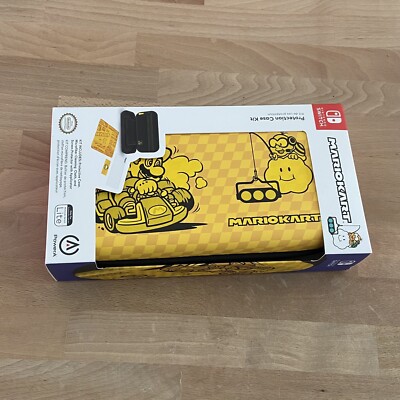 Mario Kart Edition Nintendo Switch Lite Protection Case Kit PowerA Yellow New