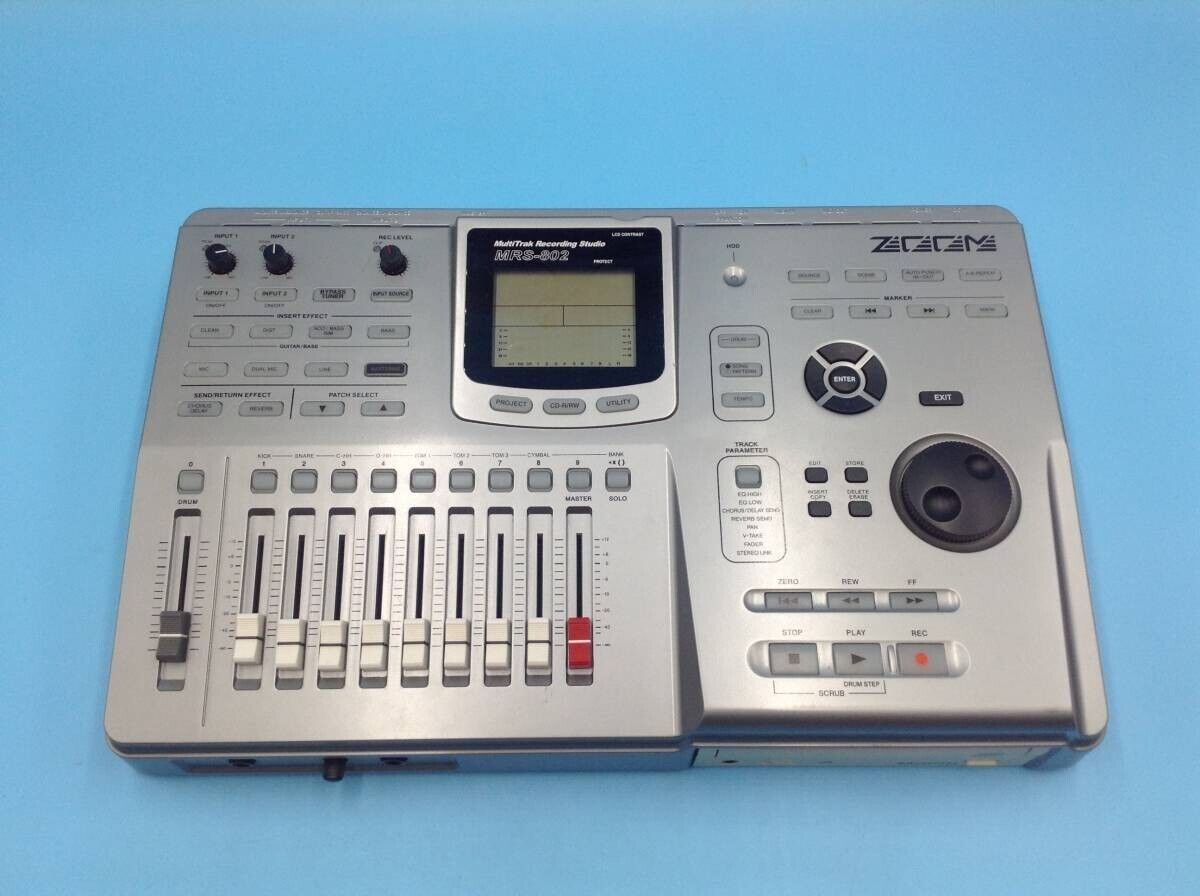 ZOOM MRS-802 8 Track Recorder Multi Recording Studio Digital ZOOM MRS-802 8 Track Recorder Multi Recording Studio Digital