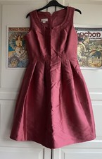 Monsoon Dusky Pink Party Ball Evening Dress Christmas Size 10