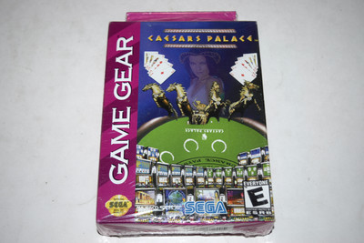 Caesars Palace Sega Game Gear Video Game New Sealed