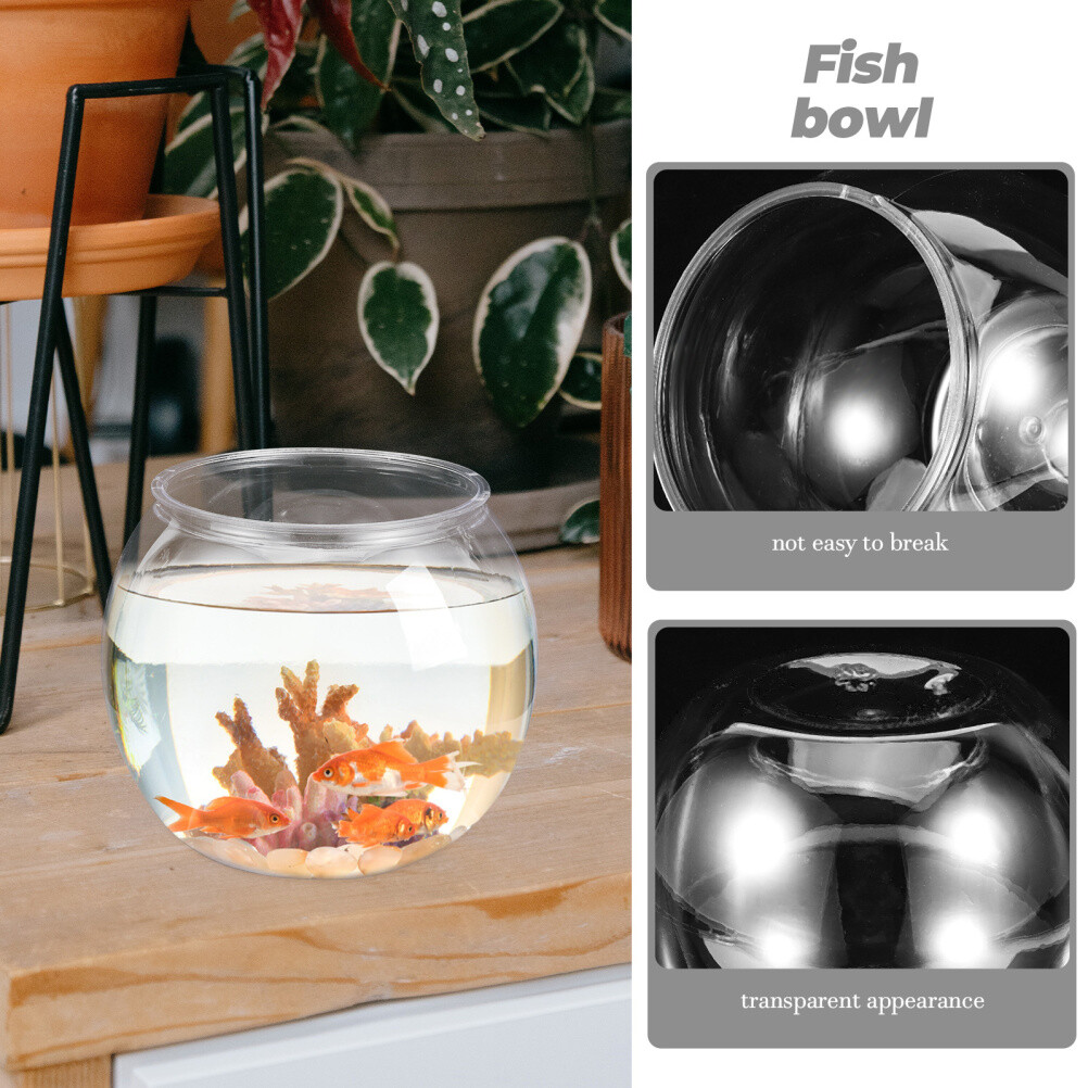 Creative Glass Goldfish Tank Living Room Desktop Circulating Water ...