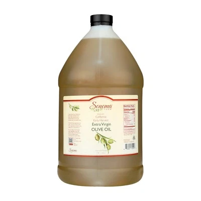 SONOMA FARM 2025 Crop Extra Virgin Olive Oil Cold Pressed Bulk 1 Gallon 128oz