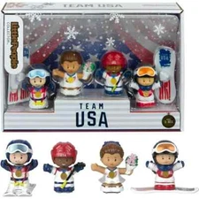 Little People Collector Team USA Winter Sports Special Edition Set