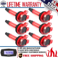 6 Pack High Performance Ignition Coil For Mazda 6 2009-2013 /CX-9 2008-2018 3.7L