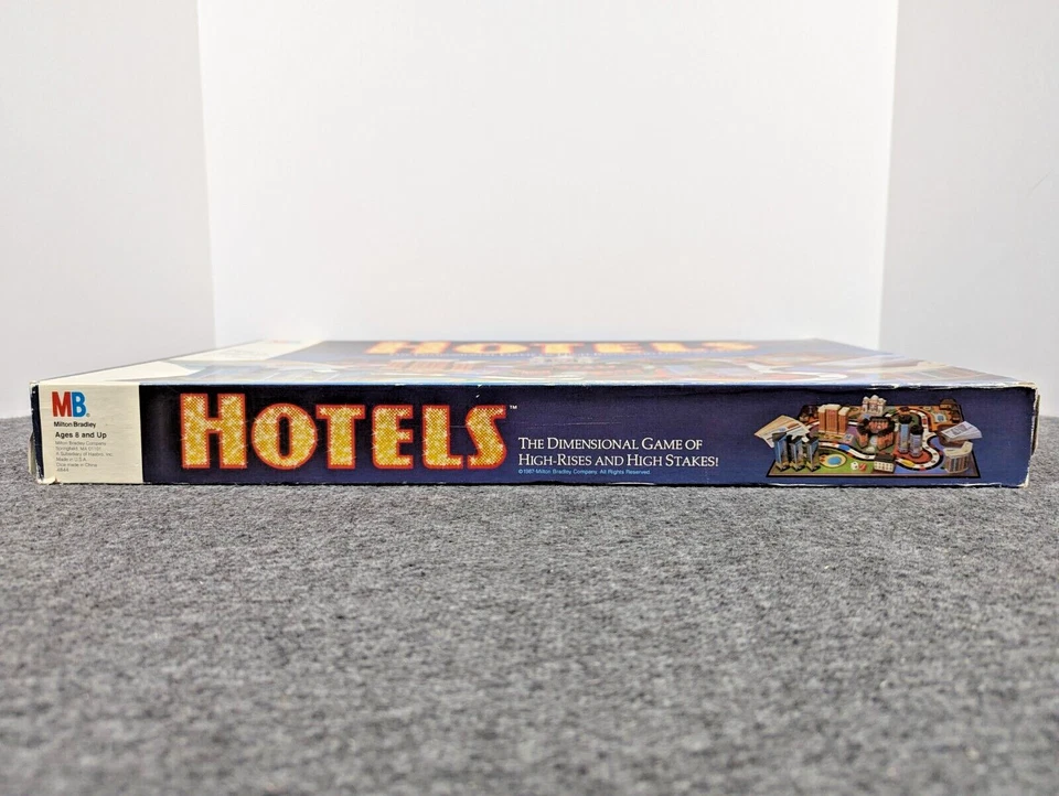 Raro juego de mesa hoteles vintage 1987 Milton Bradley - 100 % completo en muy buen estado Foto 3 de 4