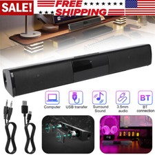 Sound Bar TV Sound System Bluetooth Speaker Wireless Subwoofer Bass Home Theater